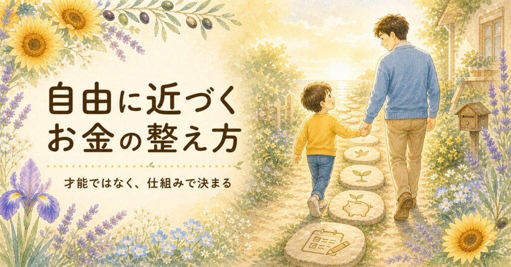 まとめ:自由に近づくお金の整え方は、才能ではなく仕組みで決まる