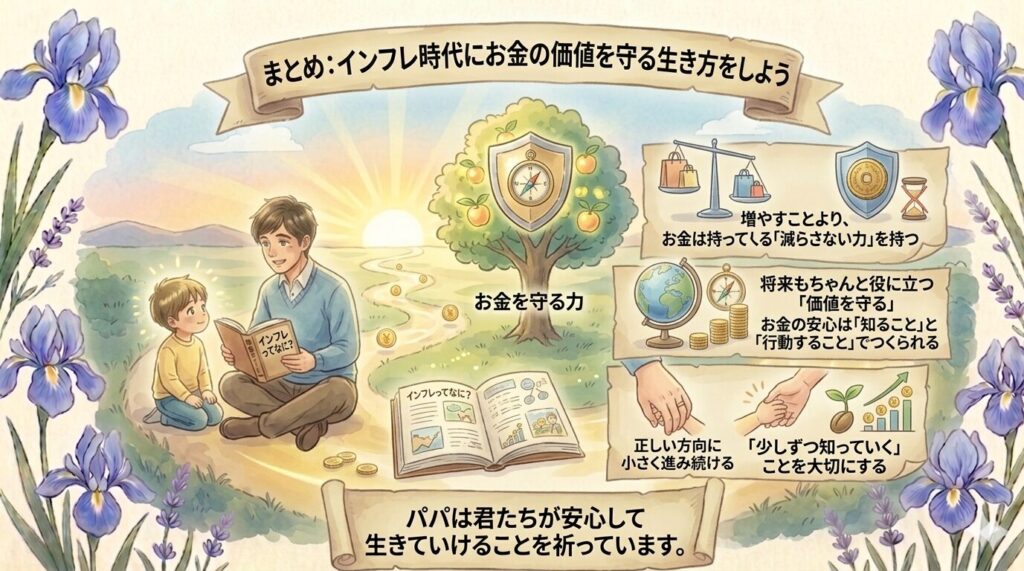 まとめ:インフレ時代にお金の価値を守る生き方をしよう