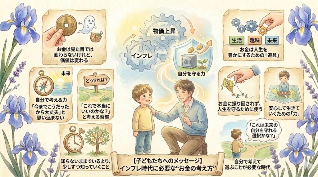 子どもたちへのメッセージ|インフレ時代に必要な“お金の考え方”