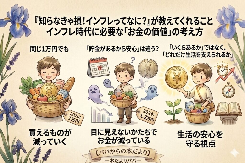 『知らなきゃ損!インフレってなに?』が教えてくれること|インフレ時代に必要な「お金の価値」の考え方