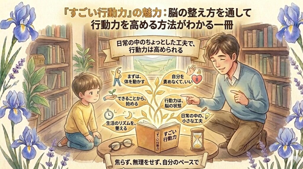 『すごい行動力』の魅力｜脳の整え方を通して行動力を高める方法がわかる一冊