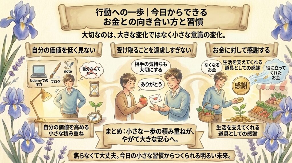 行動への一歩｜今日からできるお金との向き合い方と習慣