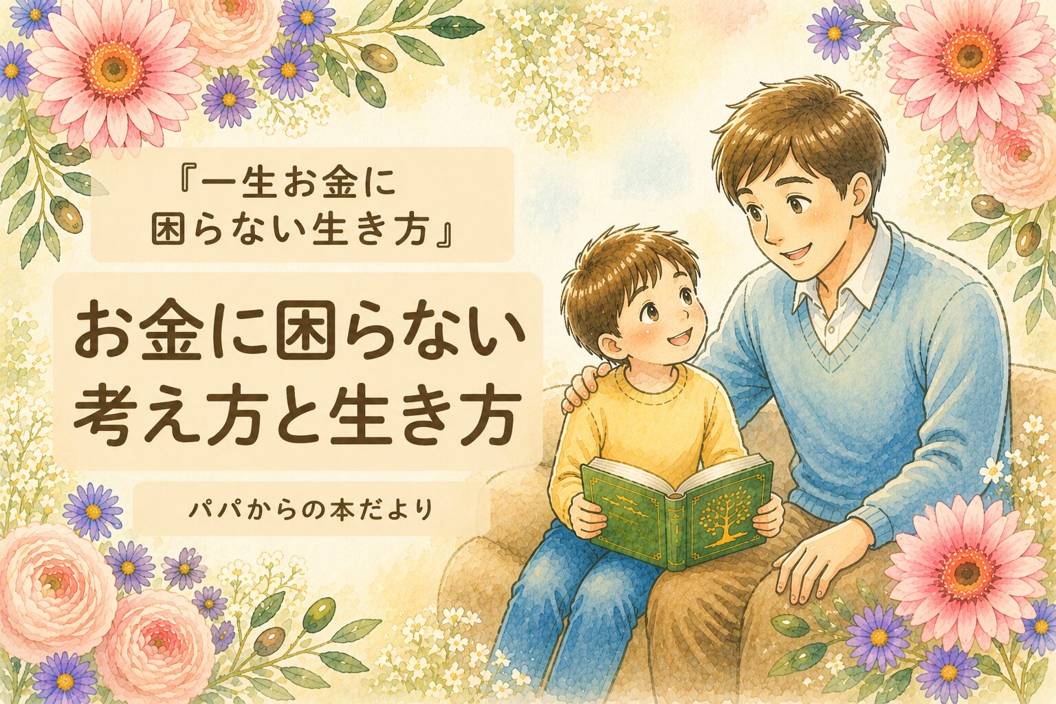 『一生お金に困らない生き方』要約・感想｜お金に困らない考え方と生き方【パパからの本だより】