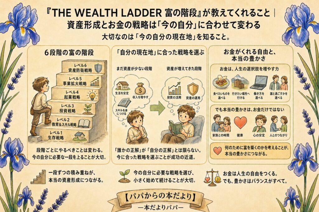 『THE WEALTH LADDER 富の階段』が教えてくれること|資産形成とお金の戦略は「今の自分」に合わせて変わる