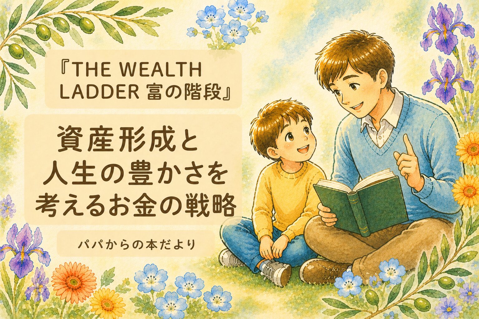 『THE WEALTH LADDER 富の階段』要約・感想｜資産形成と人生の豊かさを考えるお金の戦略【パパからの本だより】