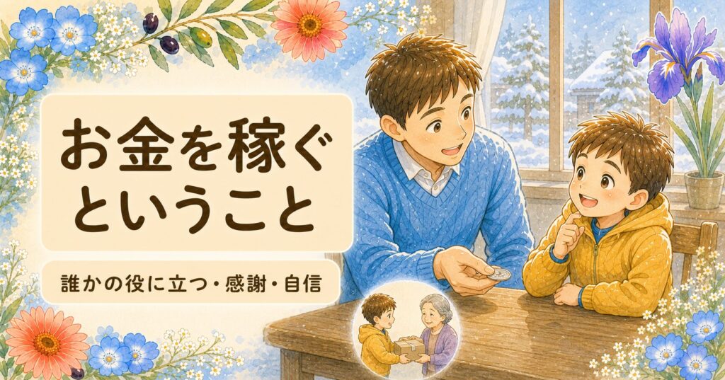 子どもたちへのメッセージ｜お金を稼ぐということ