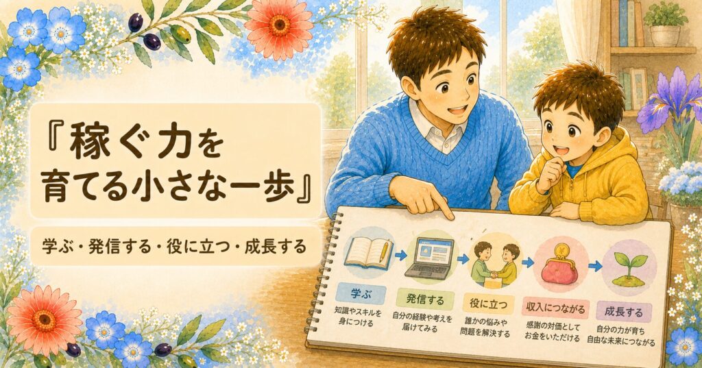 行動への一歩｜「稼ぐ力」を育てる小さな一歩